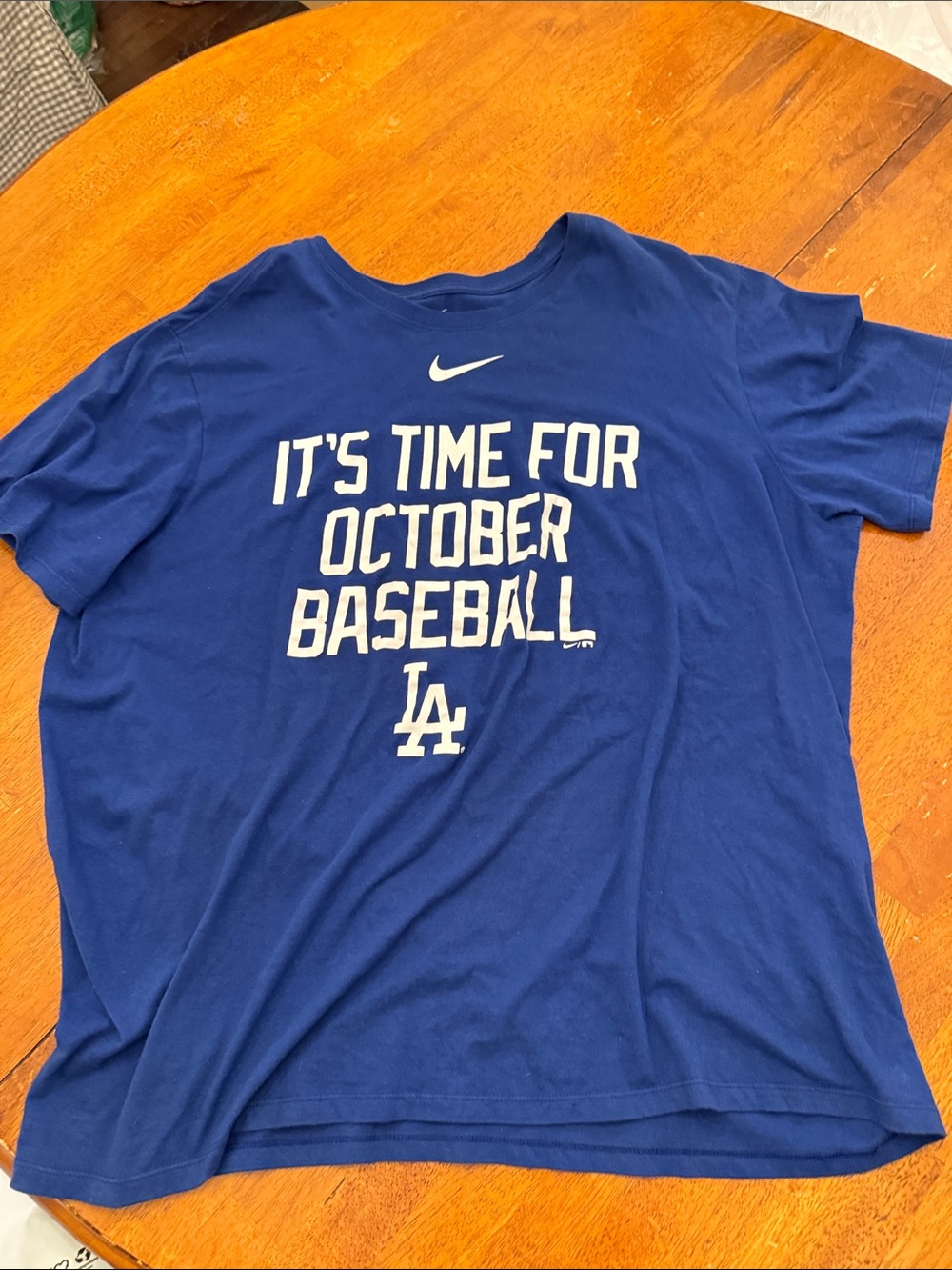 Nike Los Angeles Dodgers xl Great VIN Scully game introduction